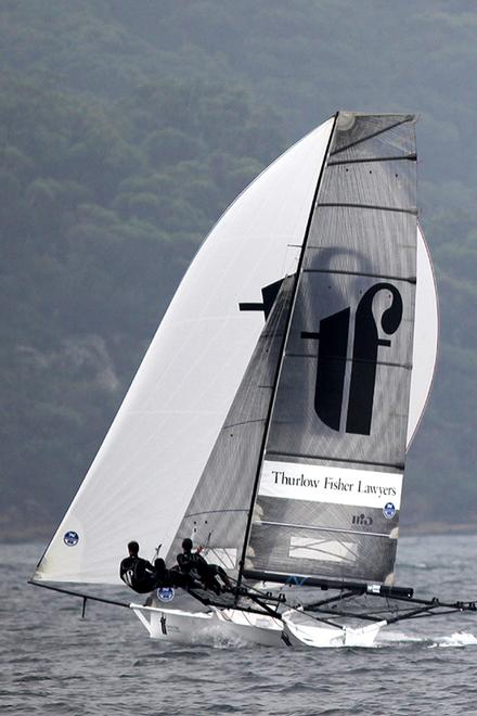 Thurlow fisher lawyers -  2014 JJ Giltinan 18ft Skiff Championship © Frank Quealey /Australian 18 Footers League http://www.18footers.com.au